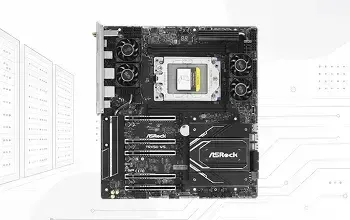 Materinskaya plata asrock trx50 ws card